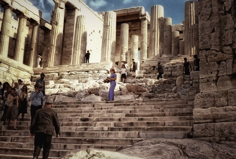 Restoration of colour slide