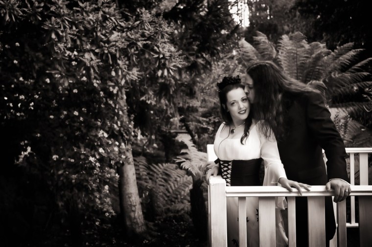 Wedding, bride and groom