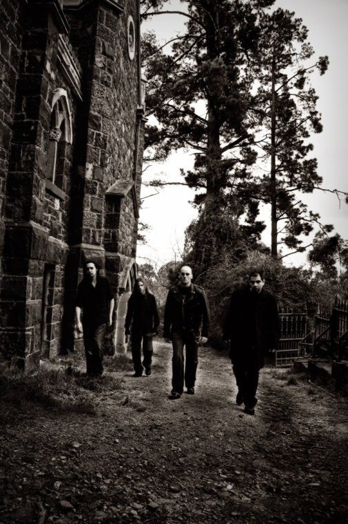 Anarion, heavy metal, band, beneath it all, black and white photography, Montsalvat,